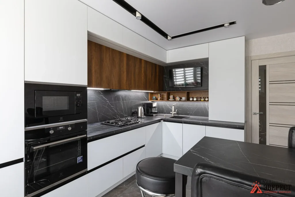 Угловая кухня пол потолок "Дулитл"