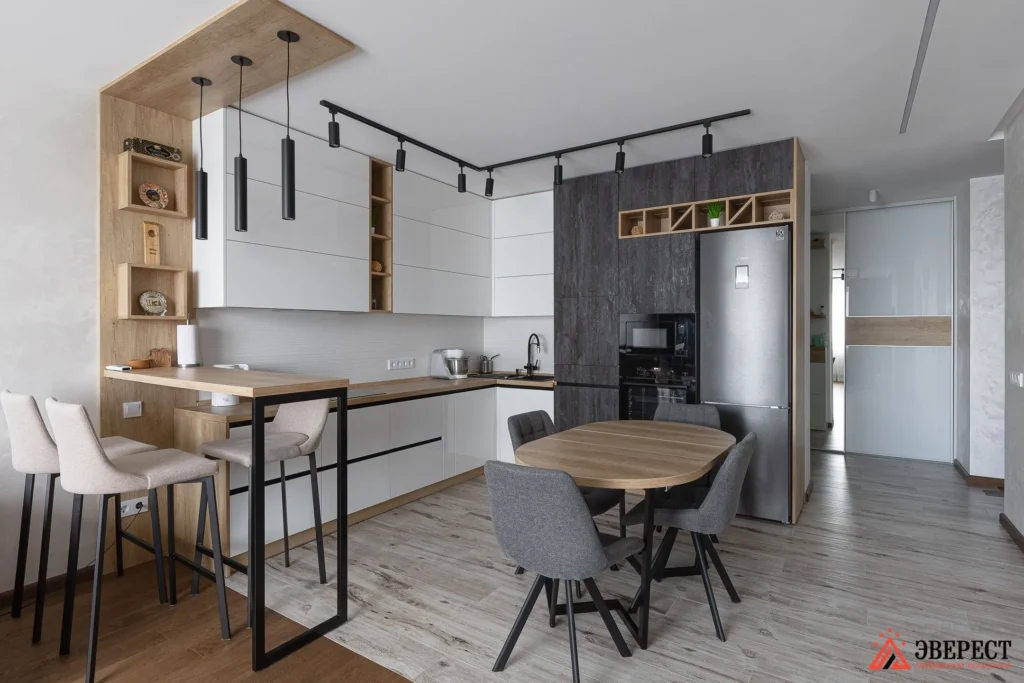 Угловая кухня под потолок "Саванна"