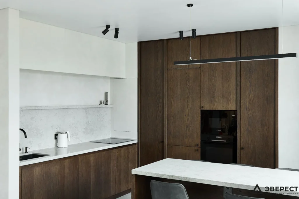 Кухня из шпона "Гермес"