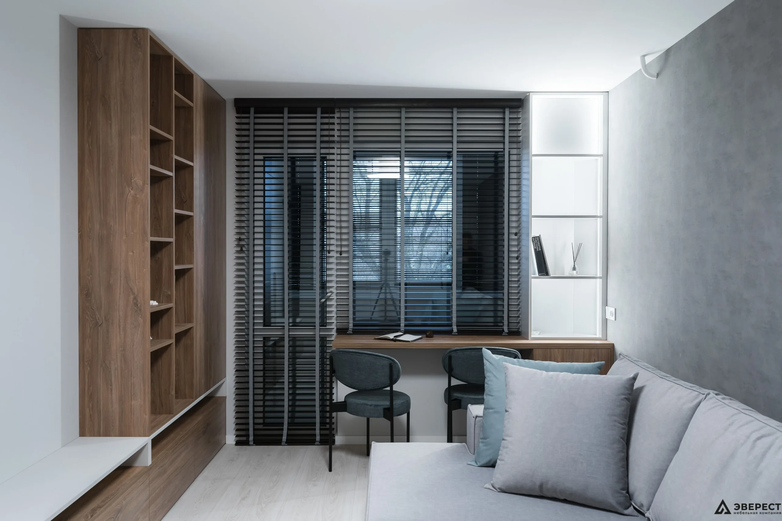 Гостиная с рабочей зоной «Монблан»