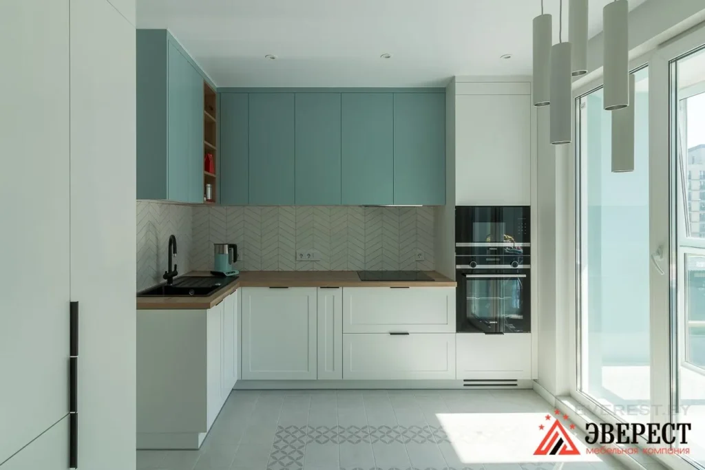 Кухня из МДФ крашенного "Кейли"